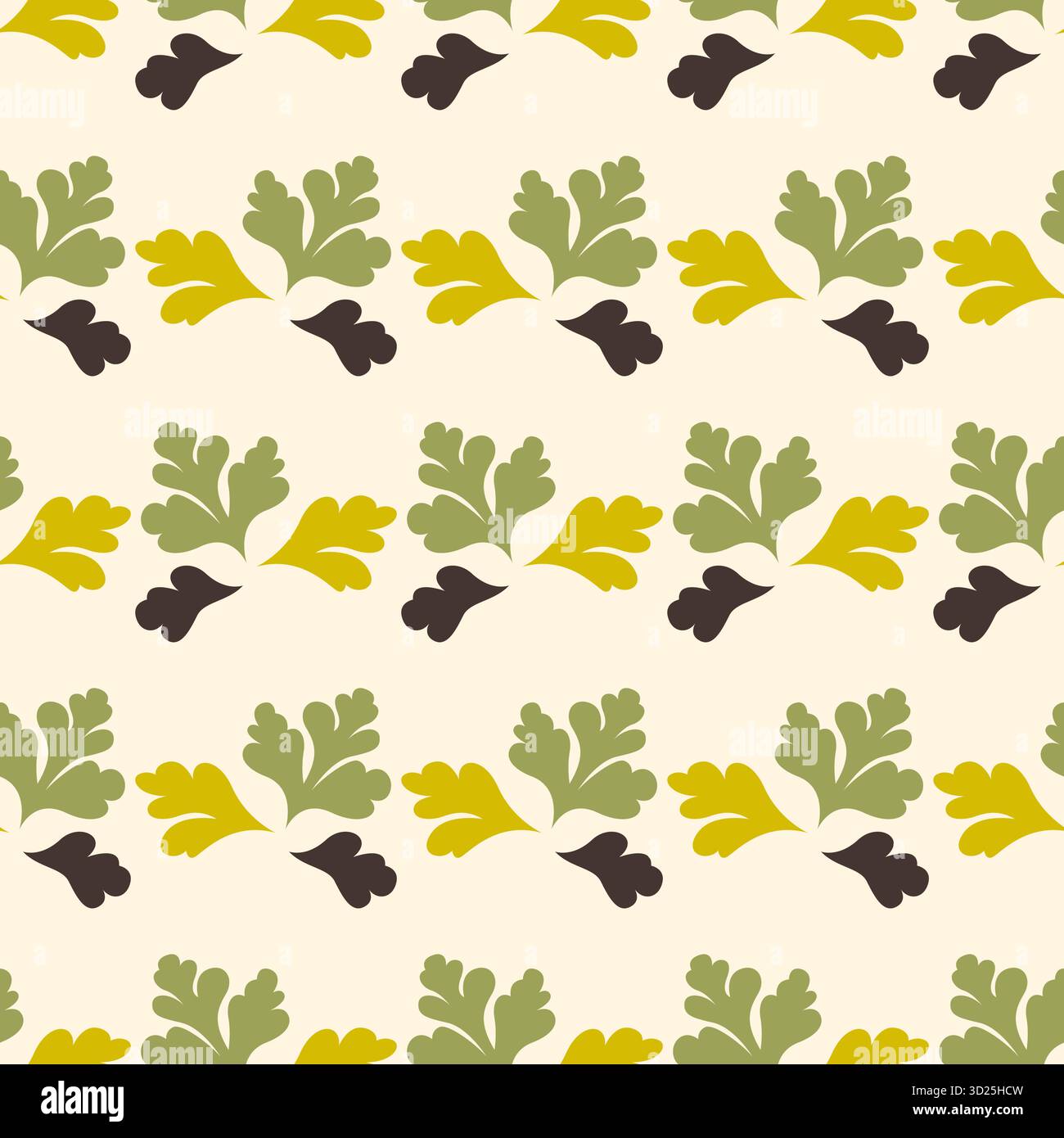 Abstract leaves seamless pattern vector Stock Vector