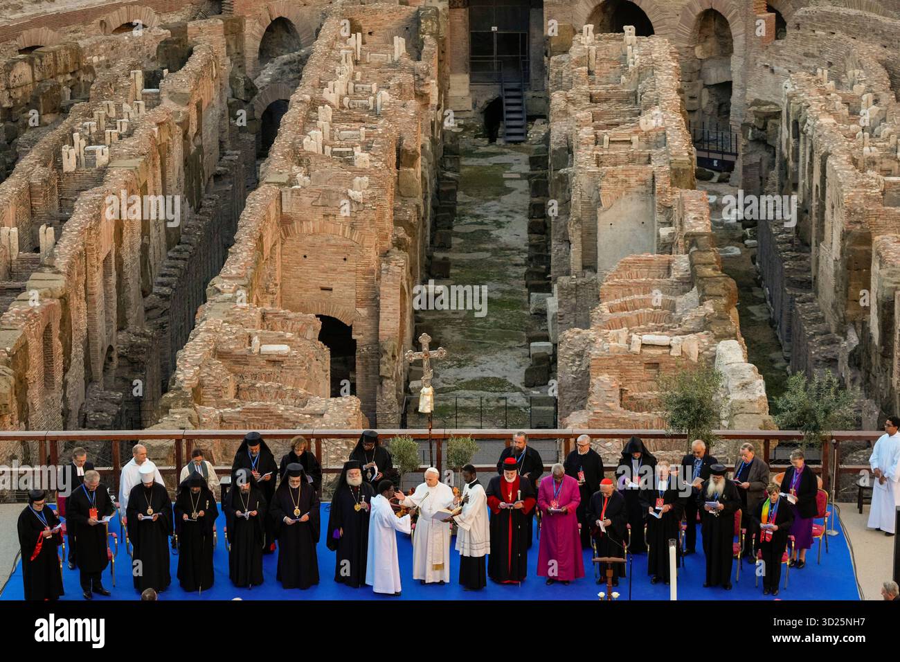 FILE - Pope Leo XIV attends an inter-religious meeting to pray for ...