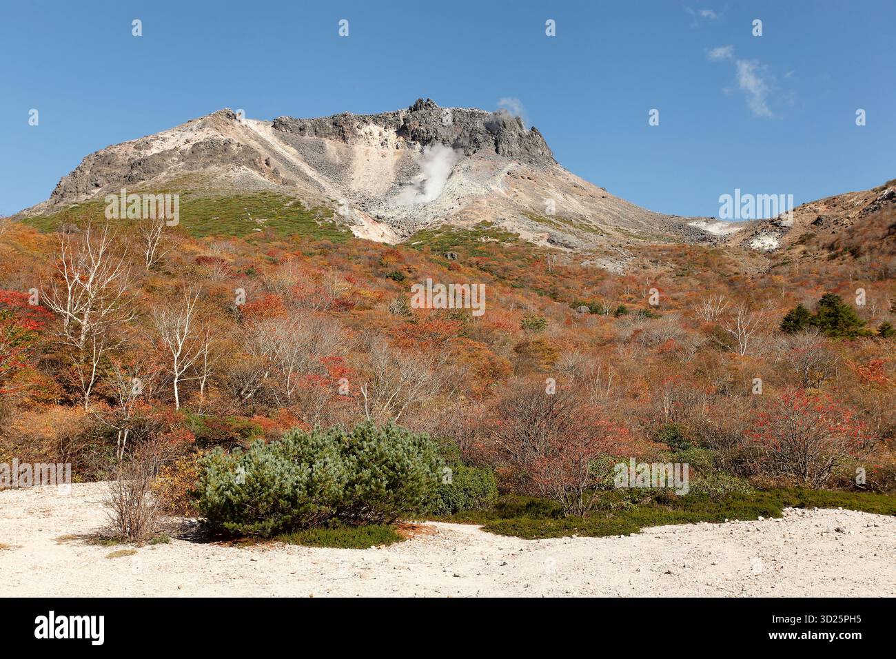 Nasu volcano in Japan Stock Photo - Alamy