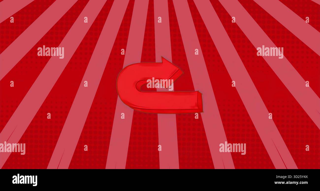 Featuring red curved arrow hi-res stock photography and images - Alamy