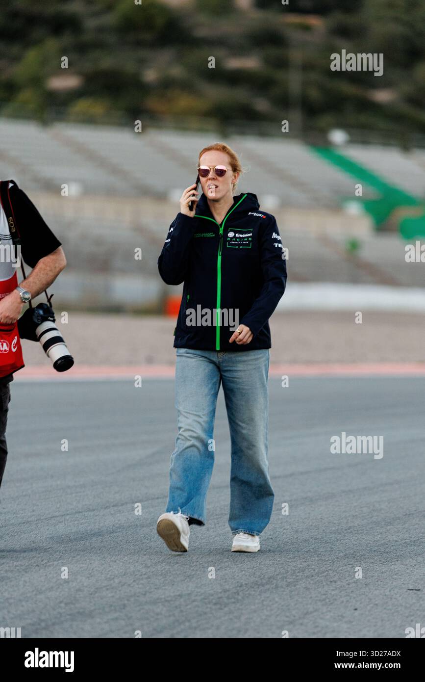 Valencia, Spain. 30th Oct 2025. Alice Powell of Envision Racing ...