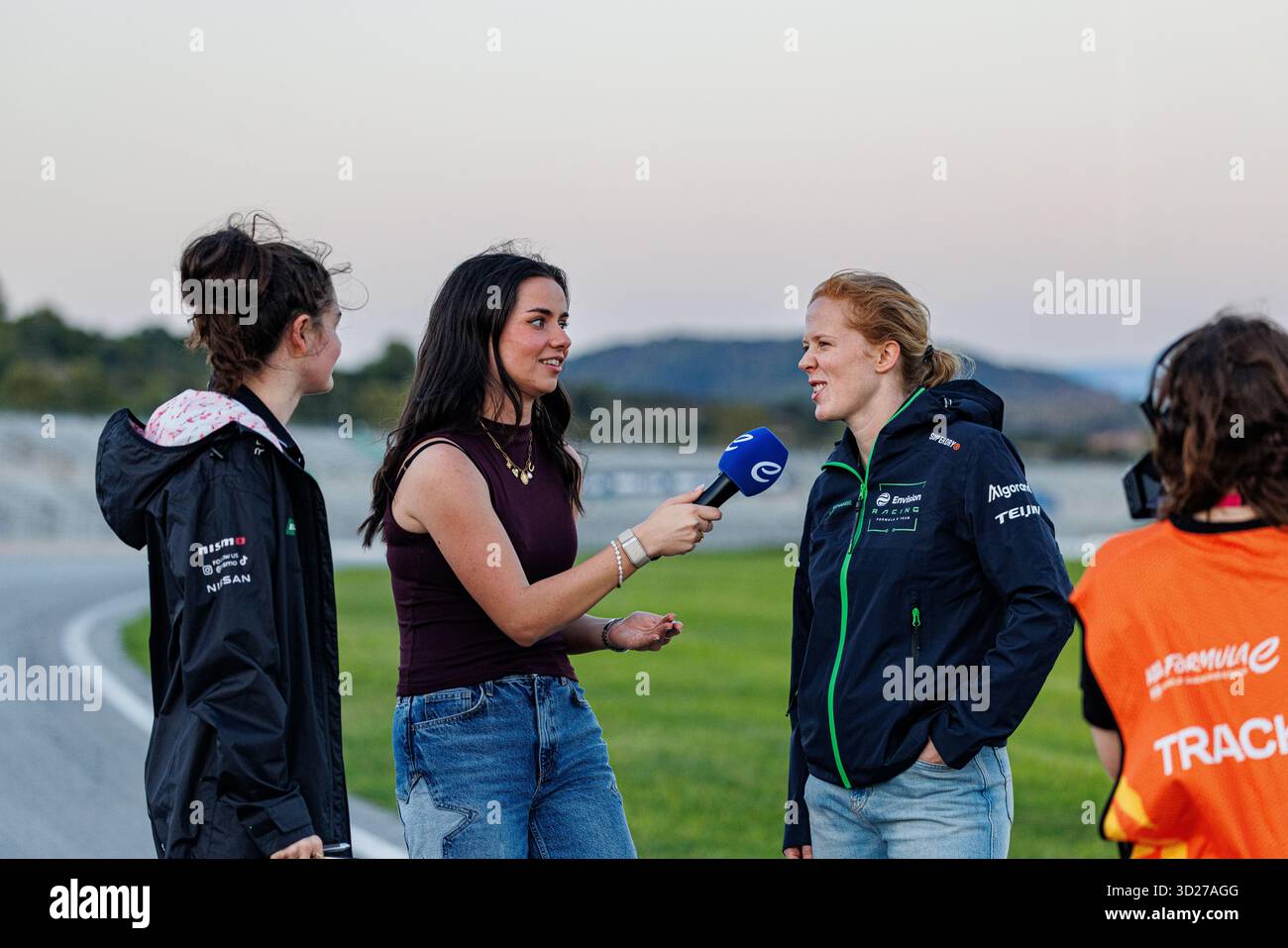 Alexa Rendell Racing Valencia, Spain. 30th Oct 2025. Abbi Pulling of Nissan Formula E Team ...