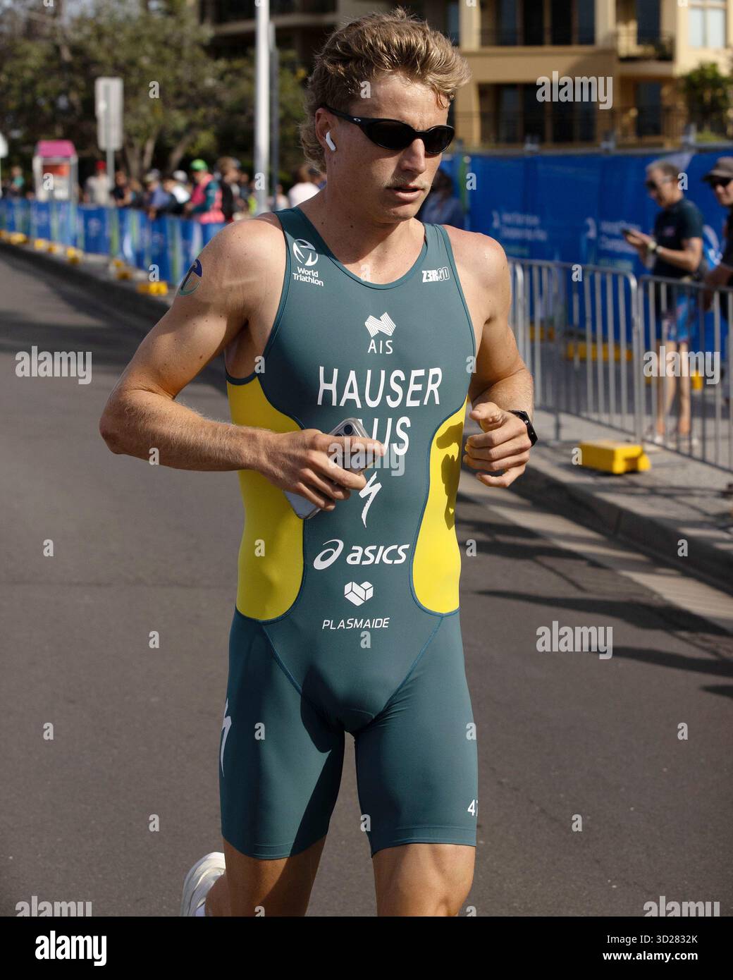 Mat Heuser Rmc Matthew Hauser, of Australia, at the 2025 World Triathlon Championship ...