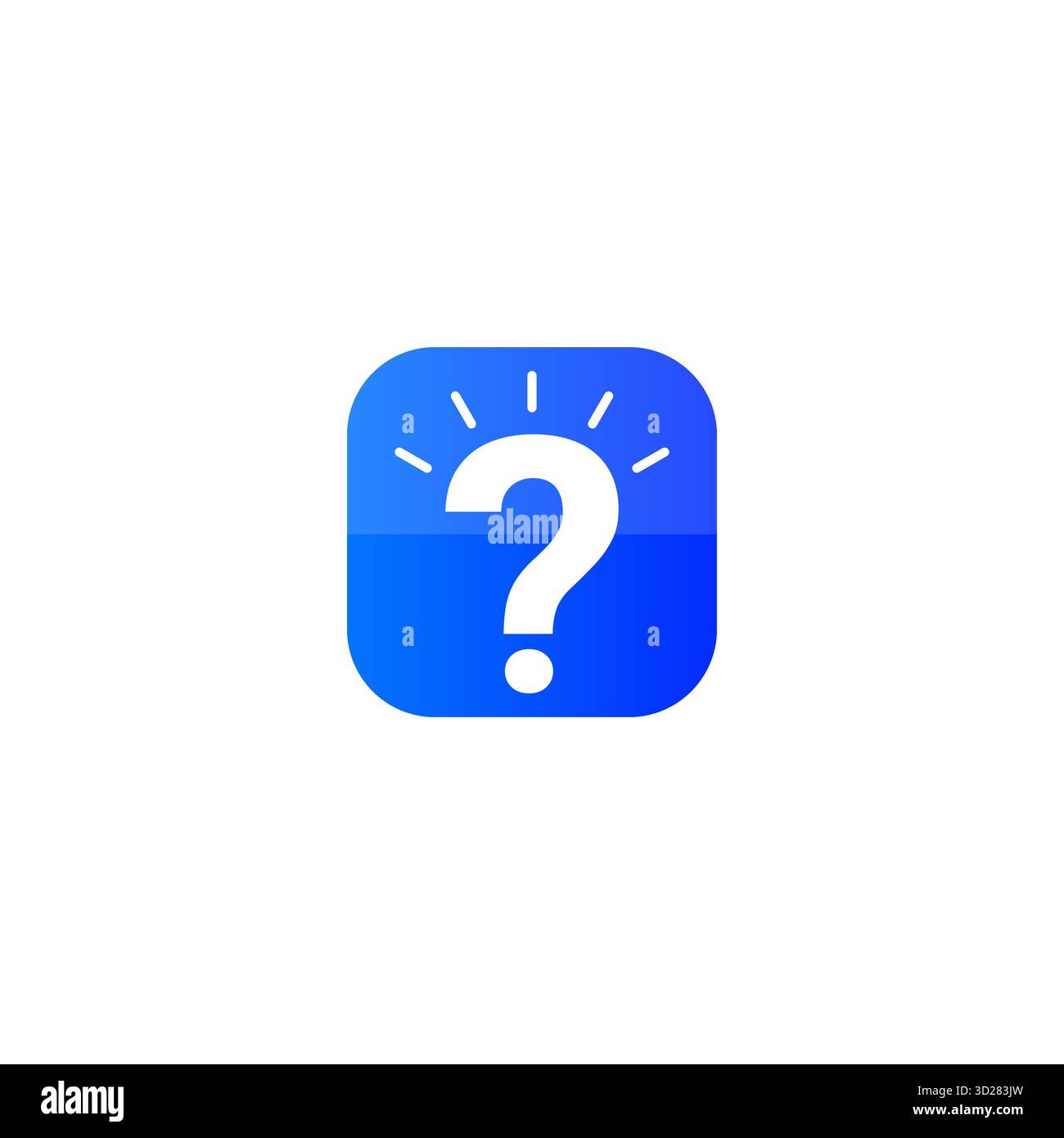 Question mark symbol representing Stock Vector Images - Alamy