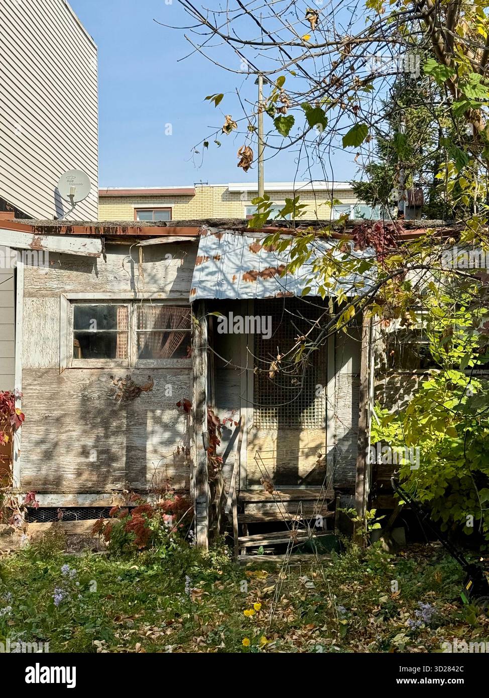 Decayed house - Smartphone Captured Stock Image