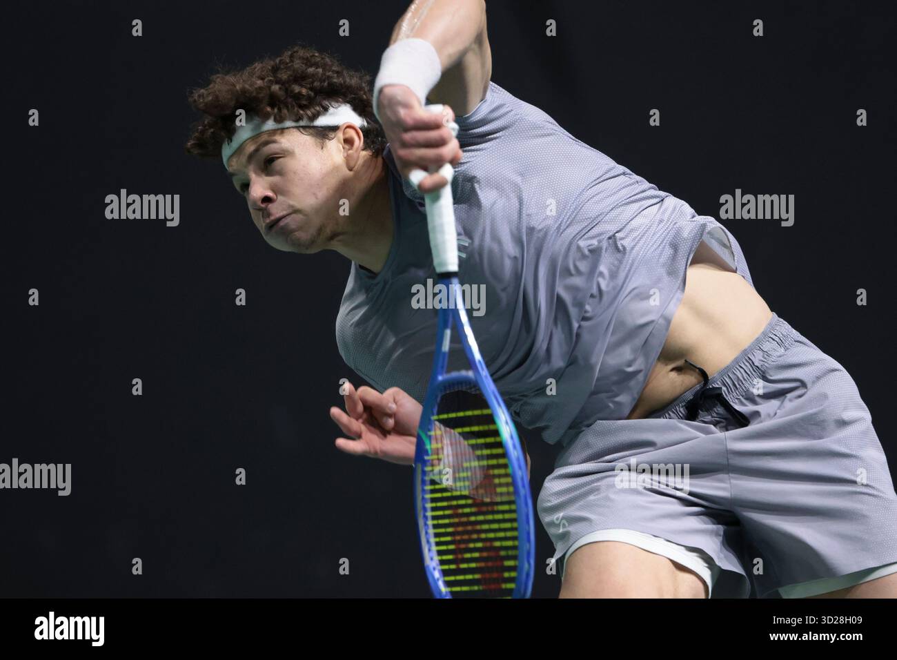 Ben Shelton of USA during day 4 of the Rolex Paris Masters 2025, ATP ...