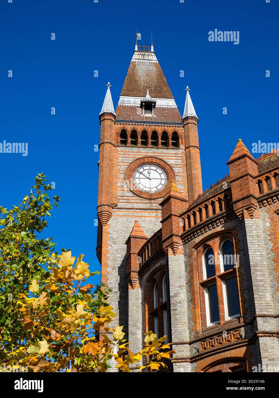Reading Town Hall, Reading, Berkshire, England, UK. Stock Photo