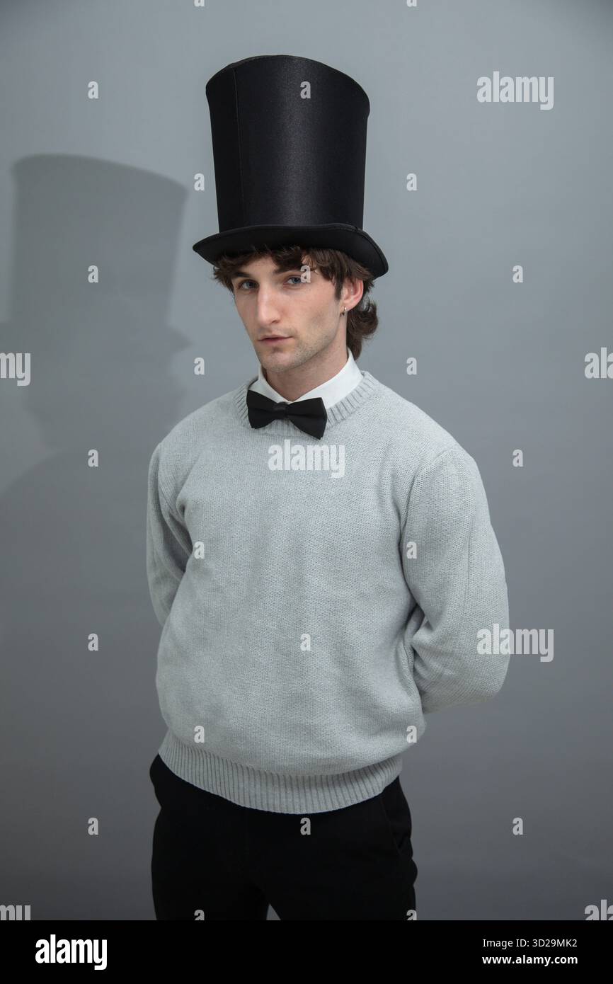 Anthony Po poses for a portrait on Friday, April 11, 2025, in New York ...