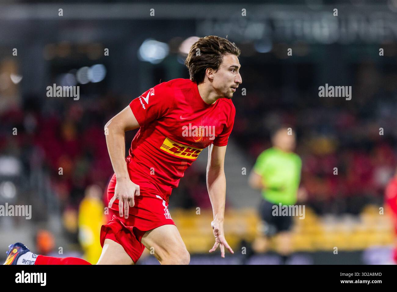 Farum, Denmark. 30th, October 2025. Alexander Lind (11) of FC ...