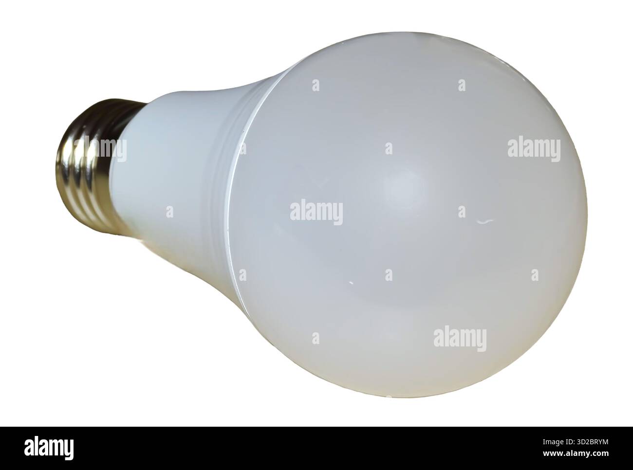 Led light bulb isolated on white background Stock Photo