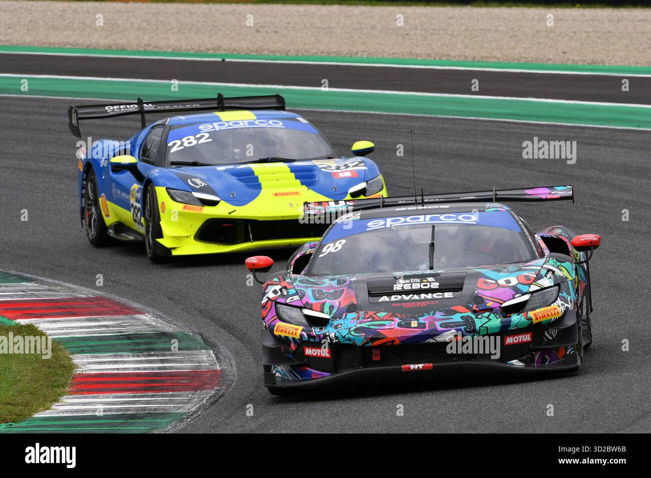 Scarperia, Italy - September 14th 2025: Ferrari 296 GT3 of team Easy ...