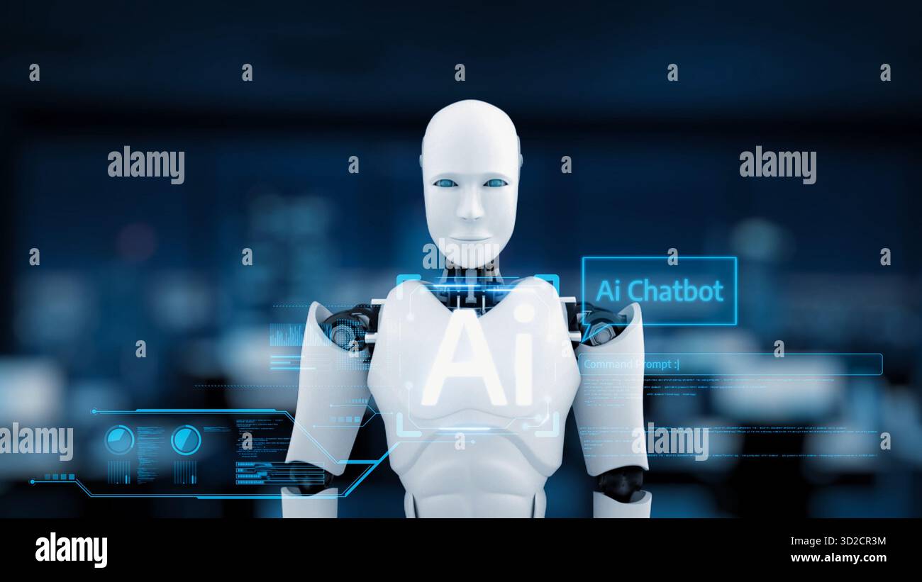 AI Virtual Assistant Artificial Intelligence Chatbot Controlled by ...