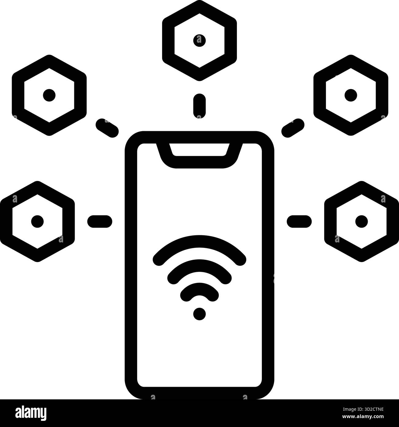 Iot internet things connecting Stock Vector Images - Alamy