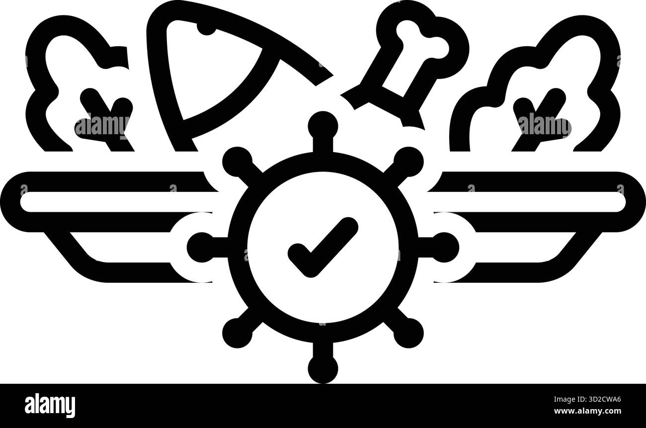 Icon for contamination control, contamination Stock Vector Image & Art ...