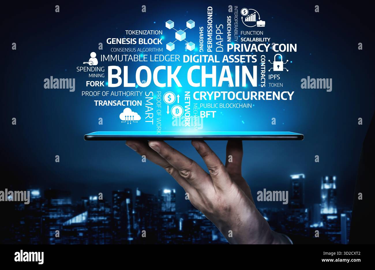 Blockchain public ledger hi-res stock photography and images - Alamy