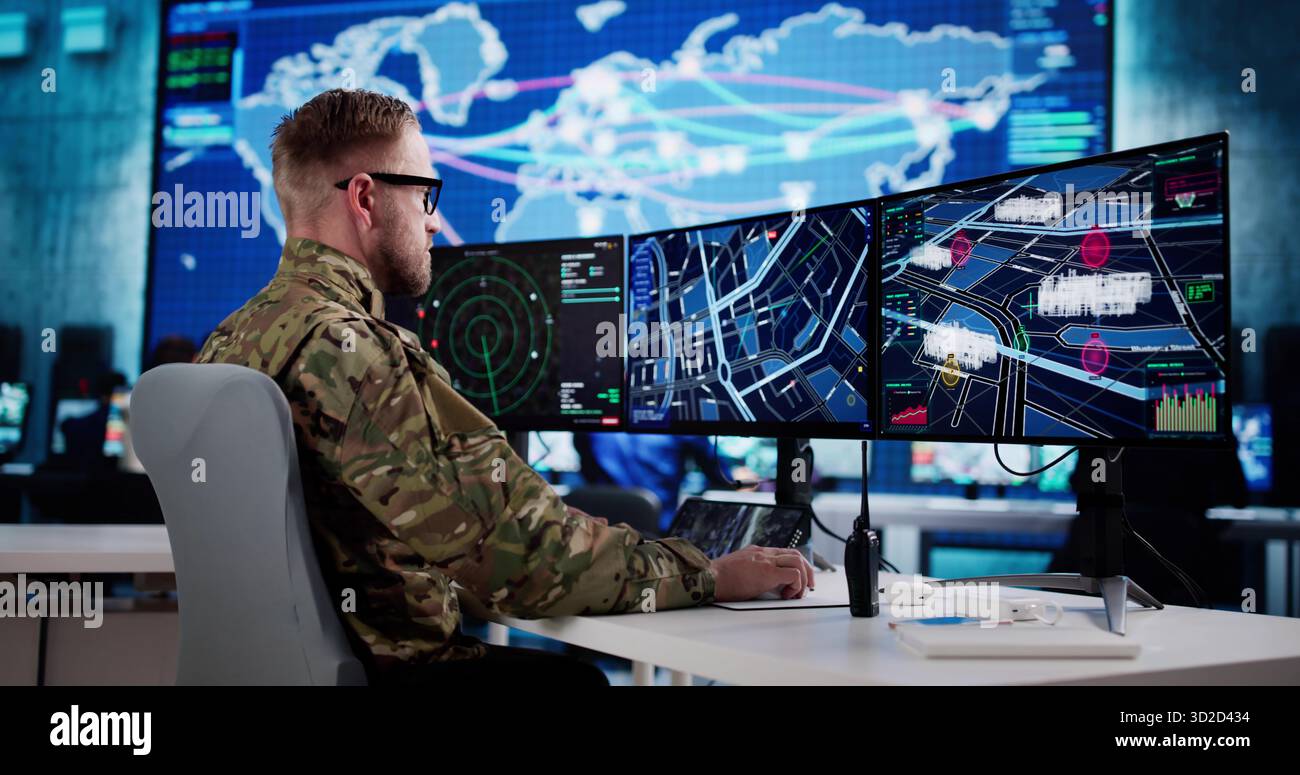 Monitoring Military Operations: Government Officer Using Virtual ...