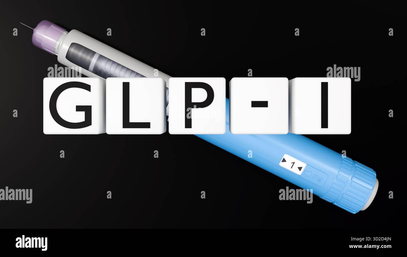 Syringe Lettering 3D illustration of a gray syringe pen with the letters spelling
