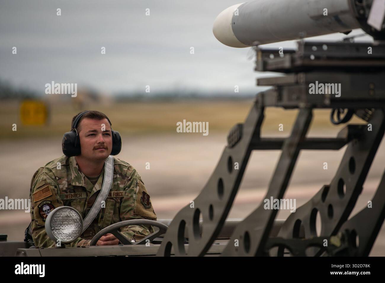 U.S. Air Force Staff Sgt. Louis Weinrich, an aircraft armament systems ...
