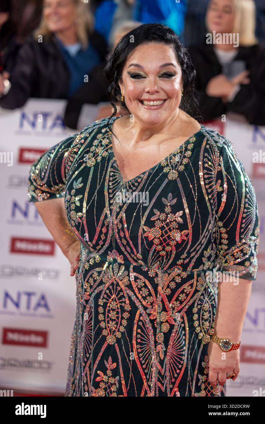 Lisa Riley at the NTA's 2025 at The O2 Arena london Stock Photo - Alamy