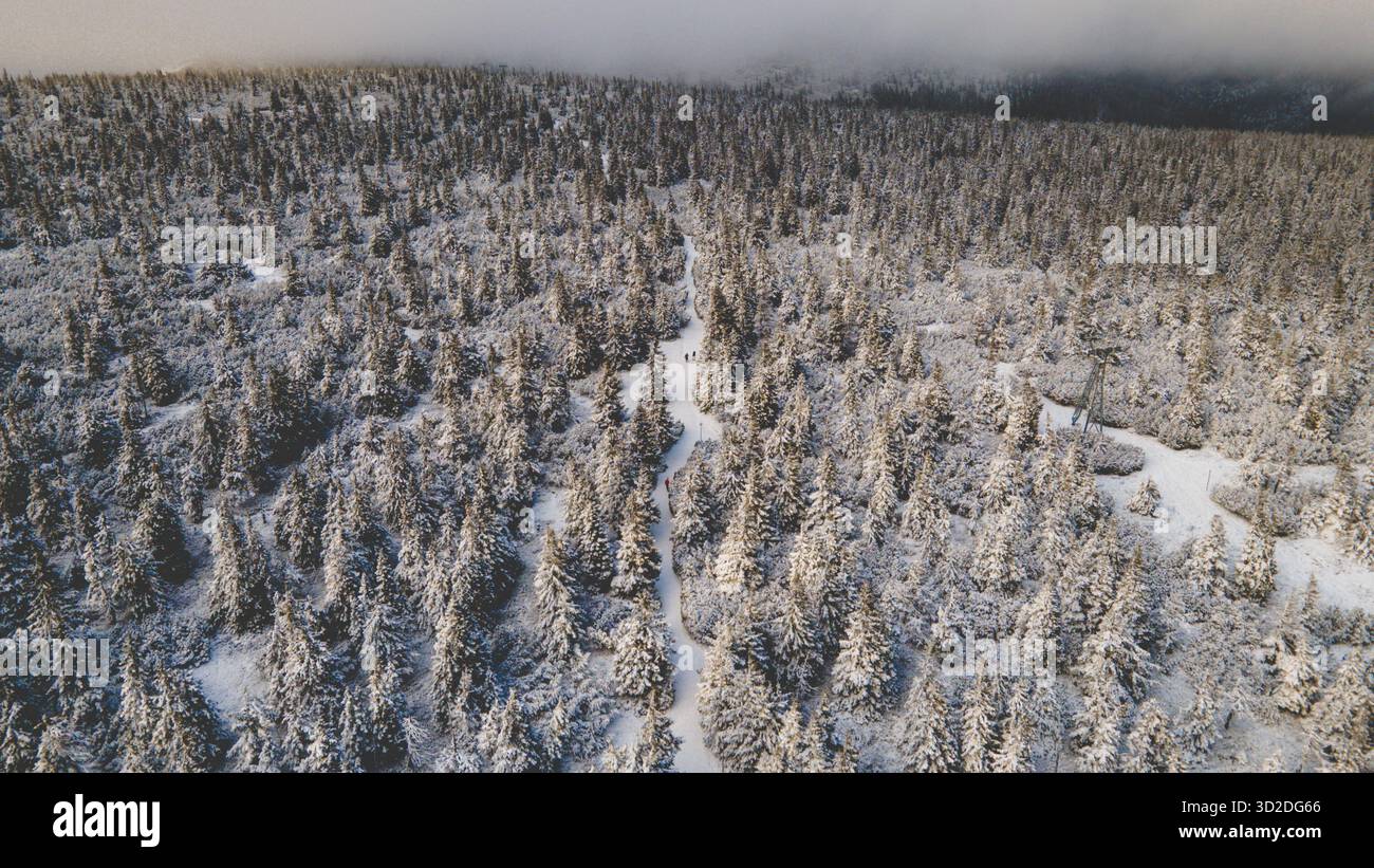 Hiking path aerial hi-res stock photography and images - Alamy