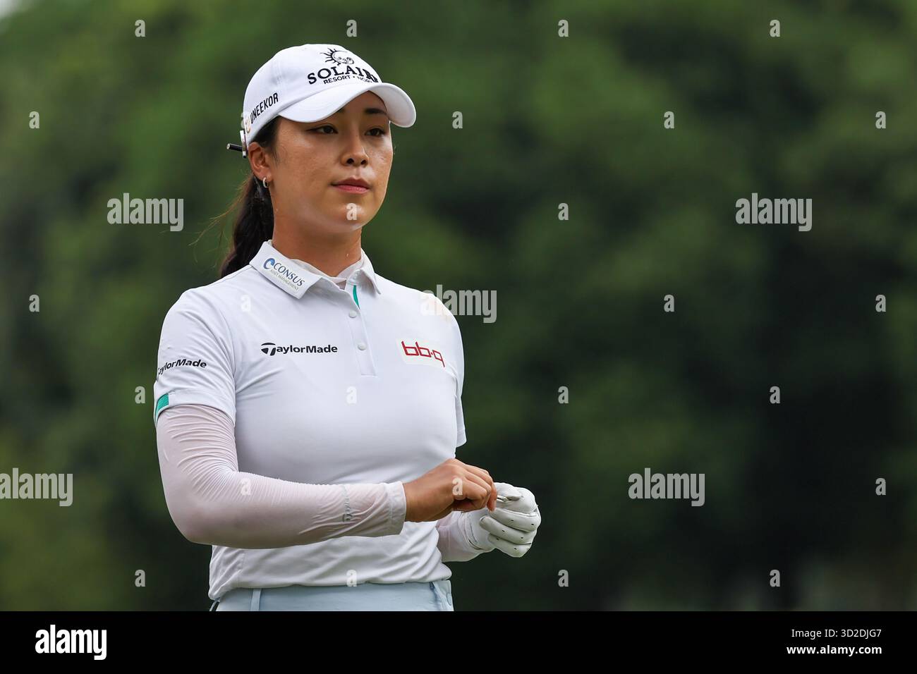 KUALA LUMPUR, - NOVEMBER 01: Ina Yoon of Korea walks after tees off on ...