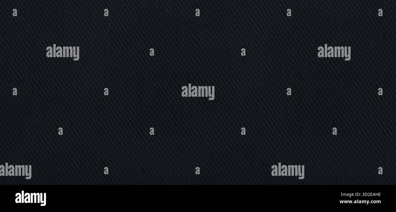 black cotton fabric sample for background Stock Photo