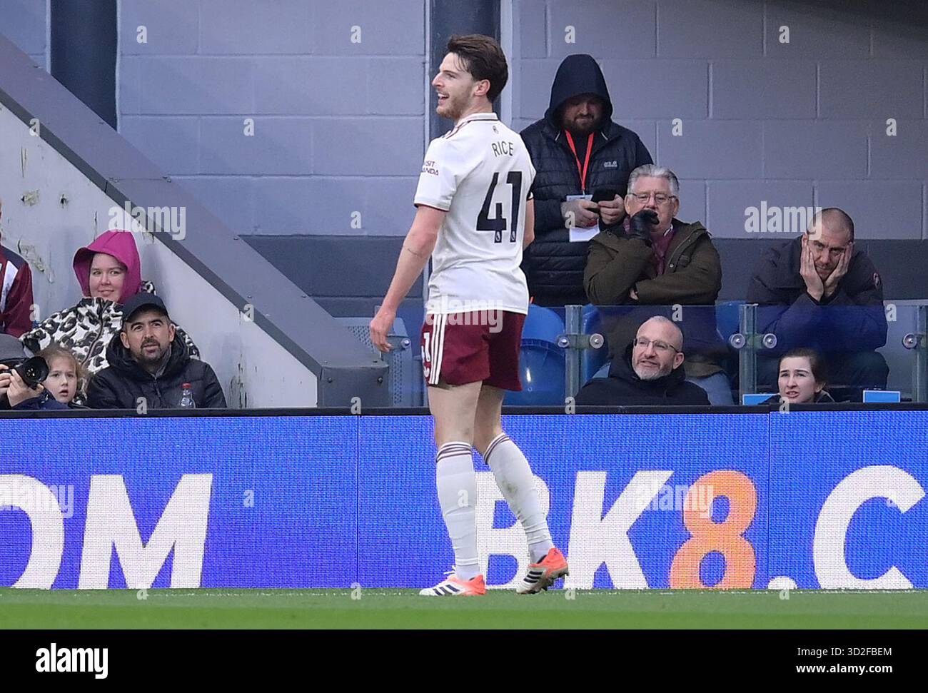 Arsenal's Declan Rice celebrates scoring their side's second goal of ...