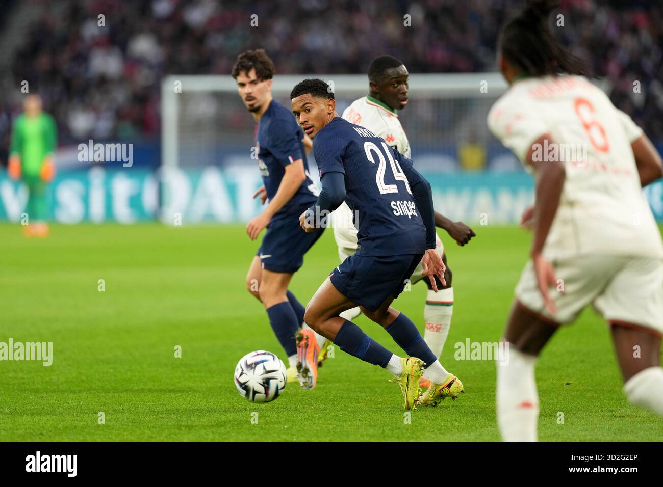 Flocage officiel KOLO MUANI N°23 ligue 1 third PSG 2023-2024 vendeur