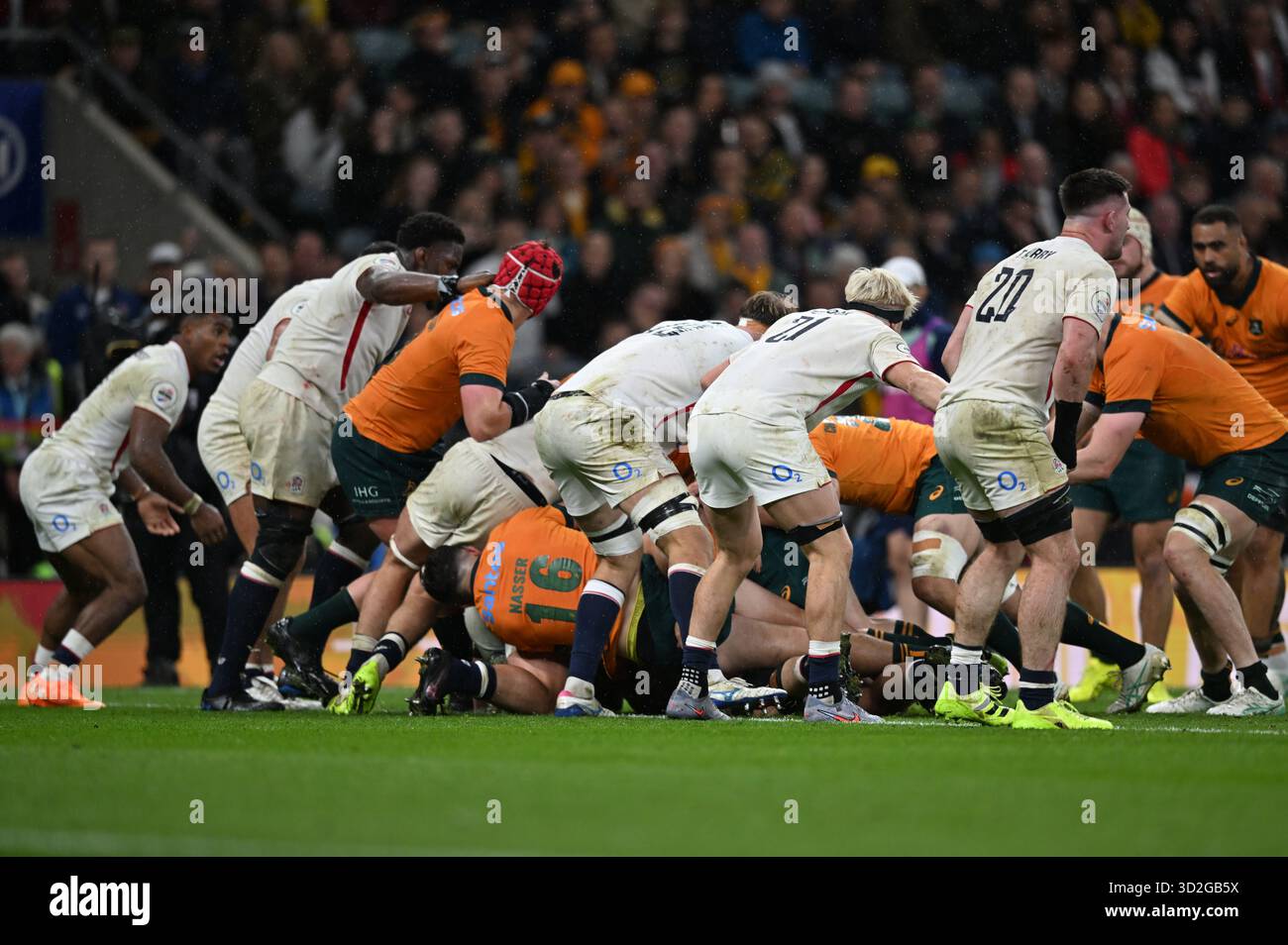Defending Line Rugby 1st November 2025; Twickenham, London, England; Quilter Nations Series ...