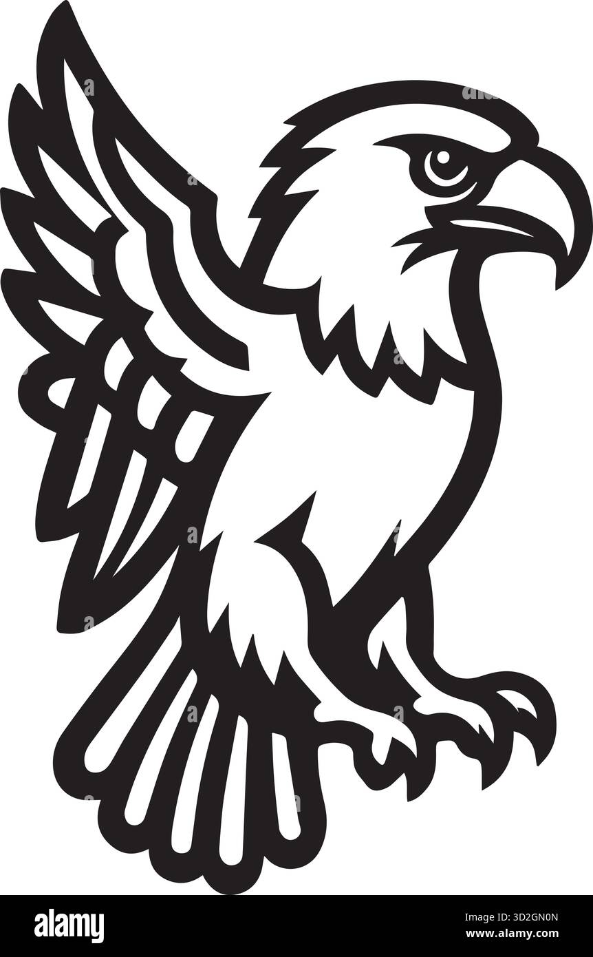 eagle vector illustration. Stock Vector