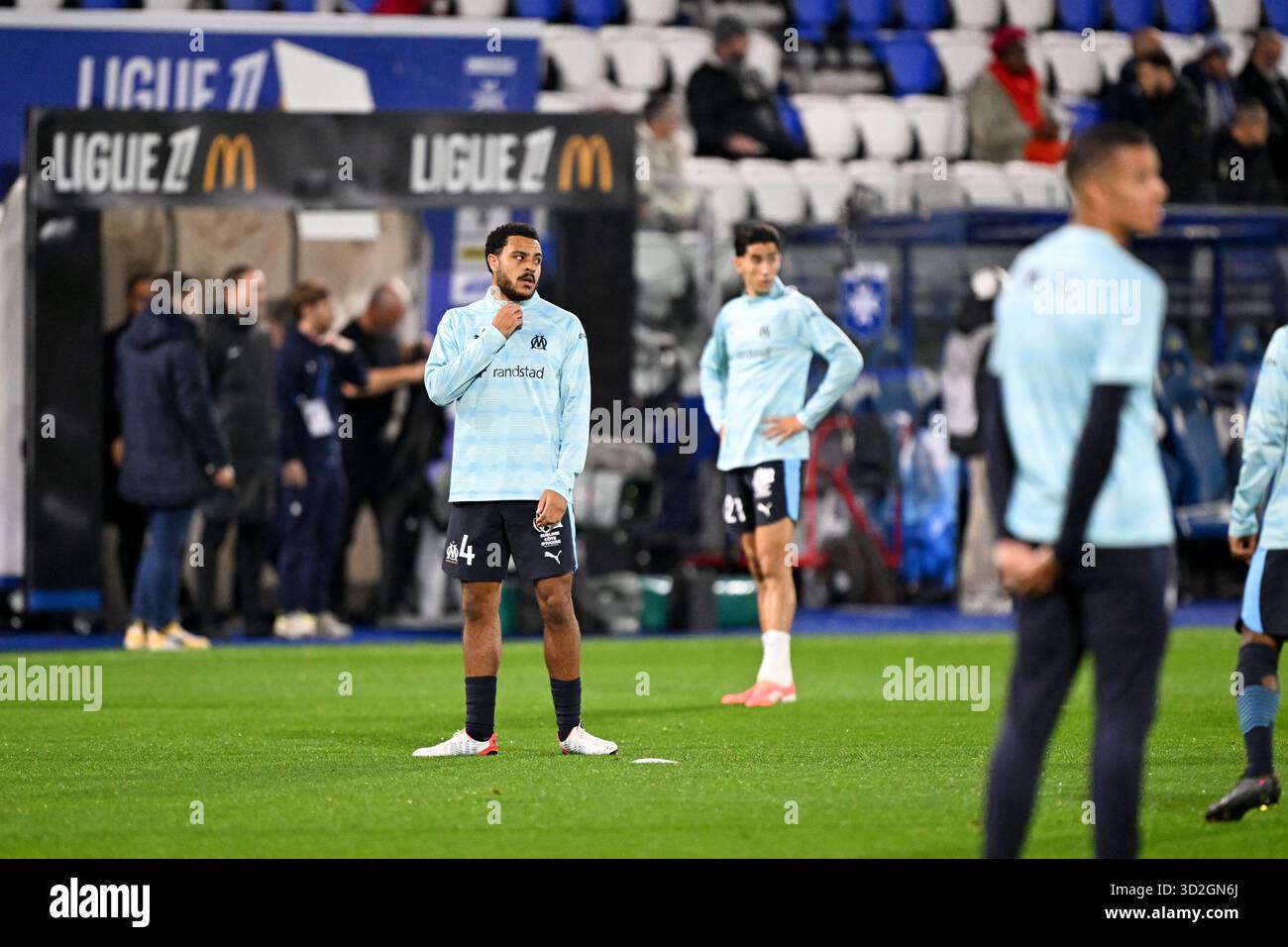 04 Conrad Jaden CJ EGAN RILEY (om) during the Ligue 1 McDonald's match ...