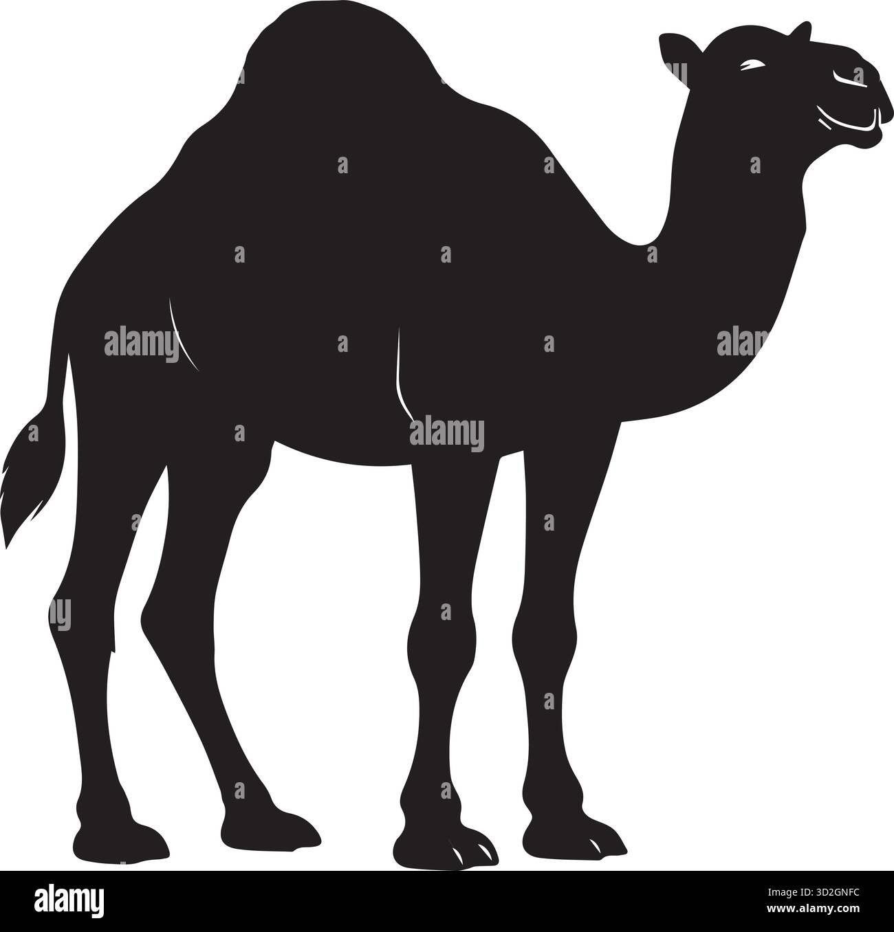 Camel Silhouette Vector Illustration. Stock Vector