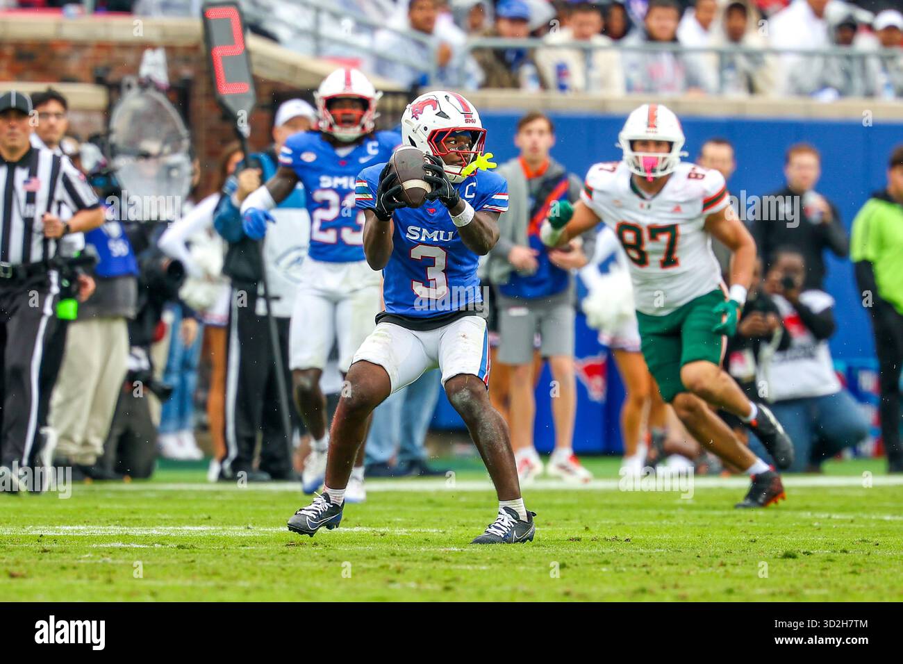 November 1 2025 Southern Methodist Mustangs Wide Receiver Romello