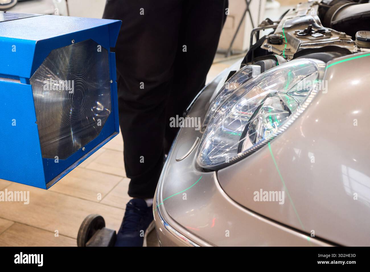 A demo of an advanced lighting system highlights innovative projector ...