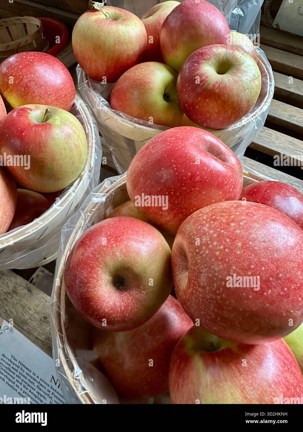 Food produce apple Nittany apples - Smartphone Captured Stock Image