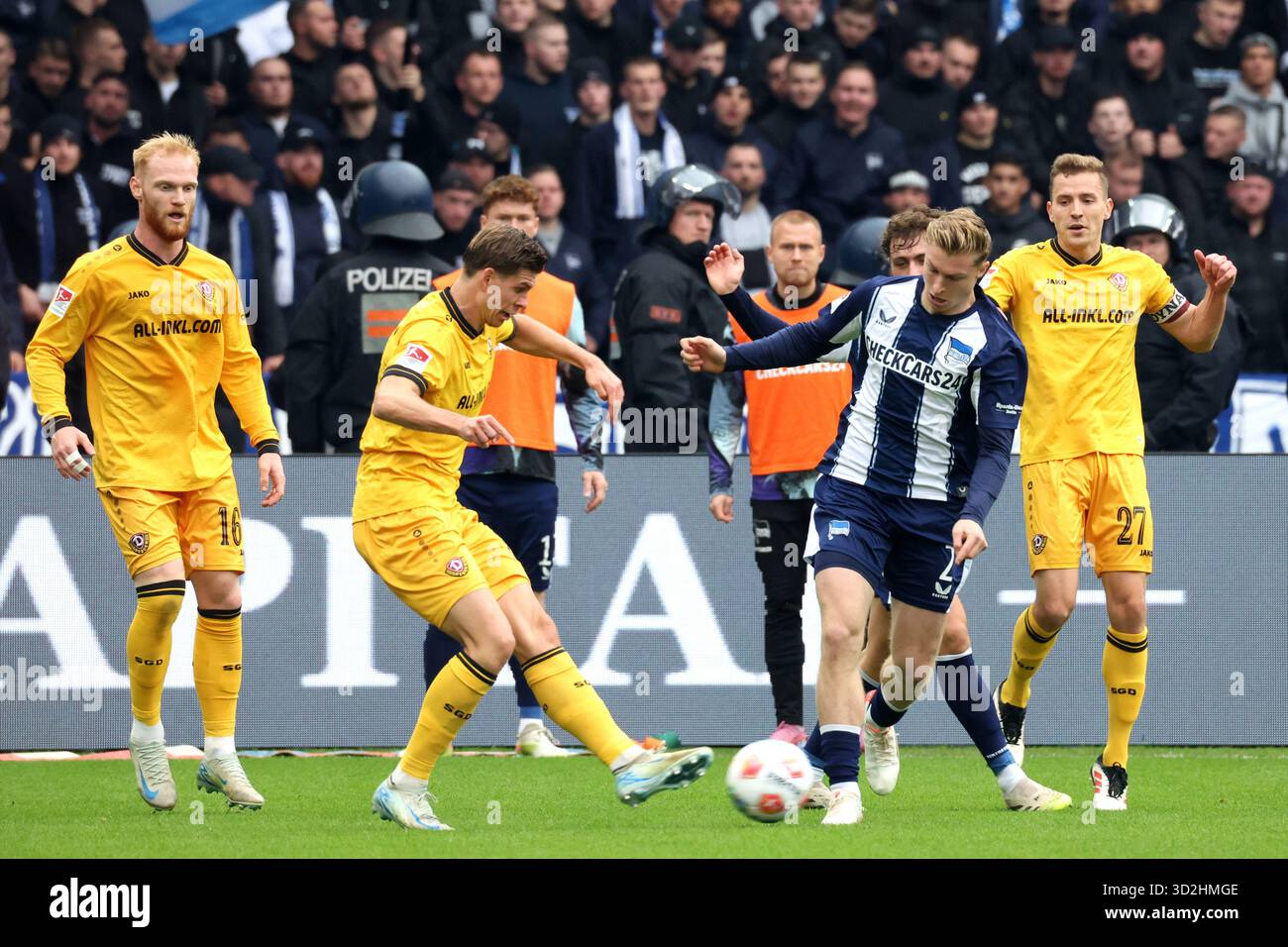 11/01/2025, Berlin Olympic Stadium, Berlin, DEU, DFL, 2. FBL, Hertha ...