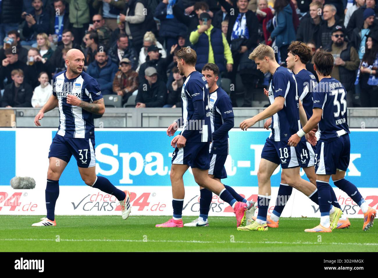 01.11.2025, Berlin Olympic Stadium, Berlin, DEU, DFL, 2. FBL, Hertha ...