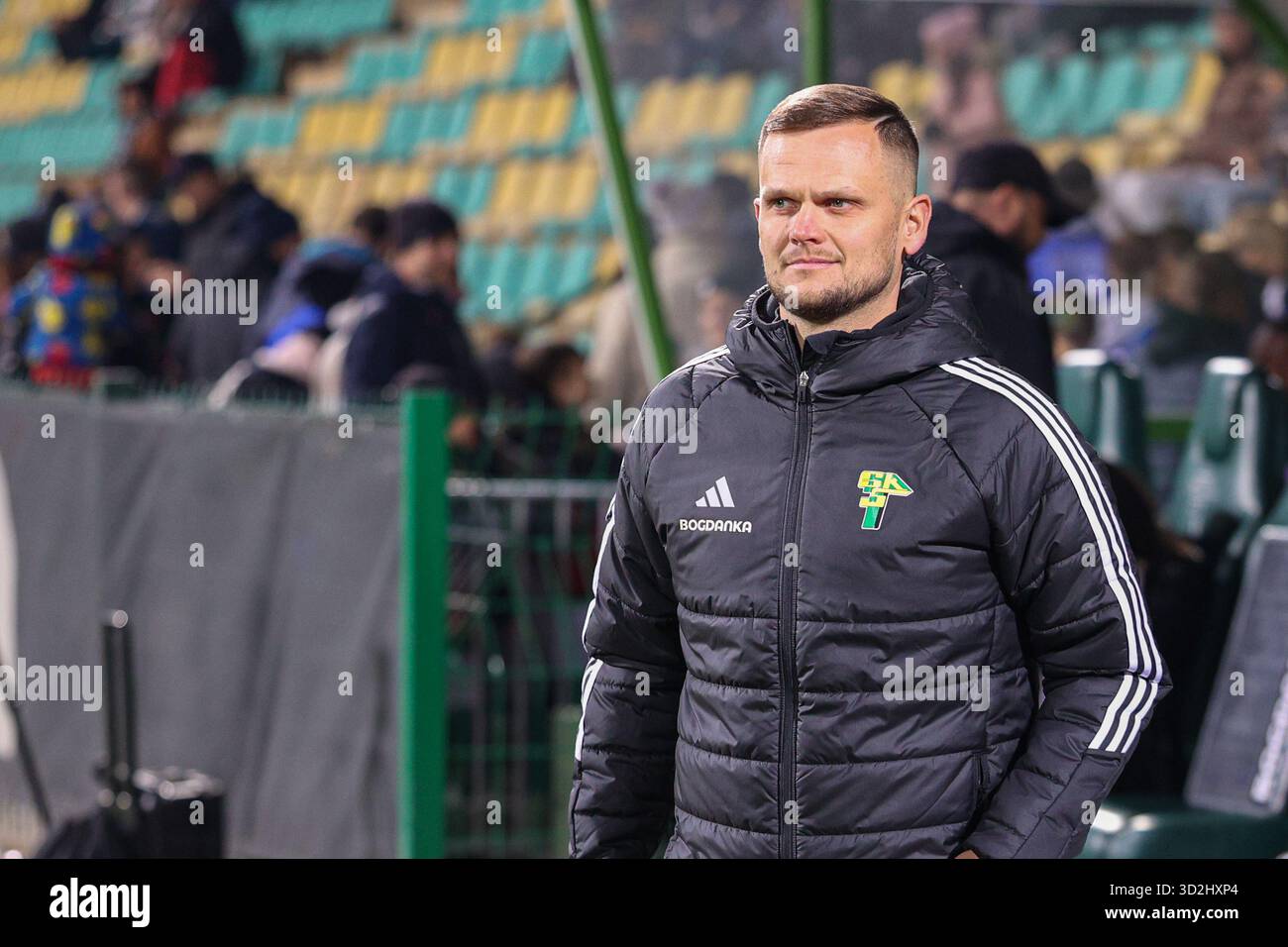 Leczna 31.10.2025. Soccer Betclic I Liga sezon 2025/2026 kolejka 15 ...