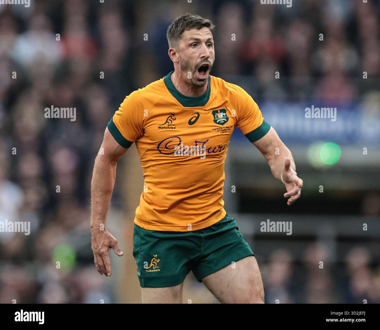 Jake Gordon of Australia reacts during the Quilter Nations Series 2025 ...