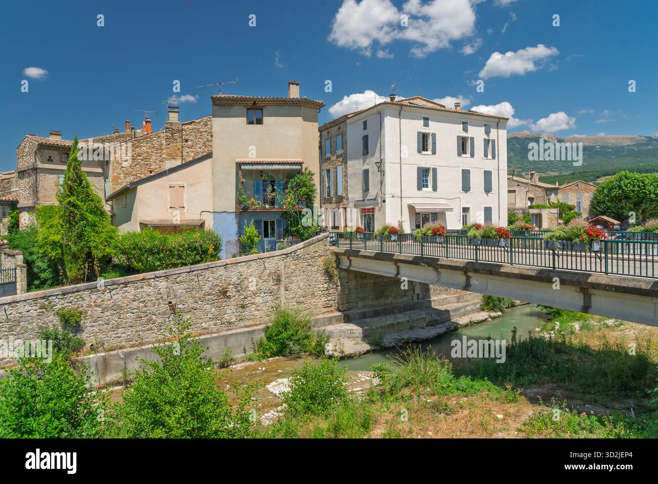 The village of Bordeaux, Provence, Drome, France, Europe. Stock Photo