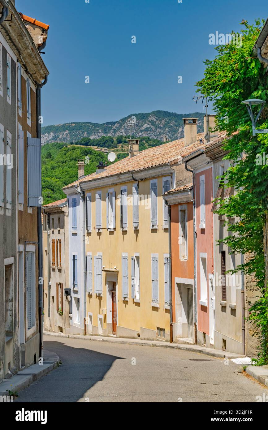 The village of Bordeaux, Provence, Drome, France, Europe. Stock Photo