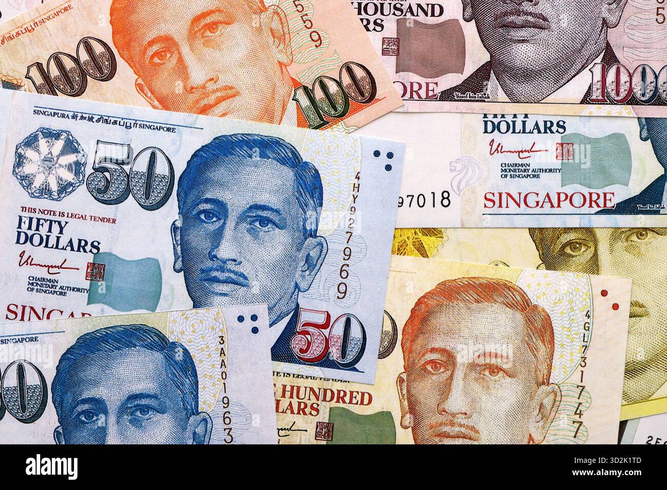 50 singapore dollar note hi-res stock photography and images - Alamy