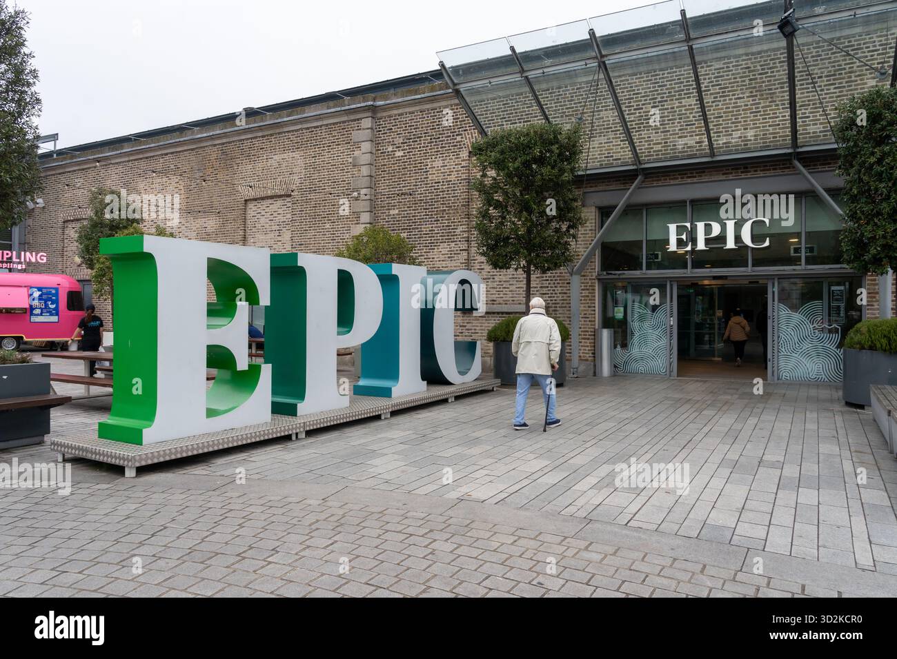 EPIC The Irish Emigration Museum in Dublin's Docklands, Ireland. Stock Photo