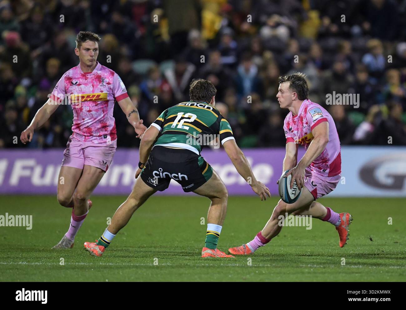 Jamie Benson Of Harlequins In Action During The Premiership Rugby Cup jamie-benson-of-harlequins-in-action-during-the-premiership-rugby-cup
