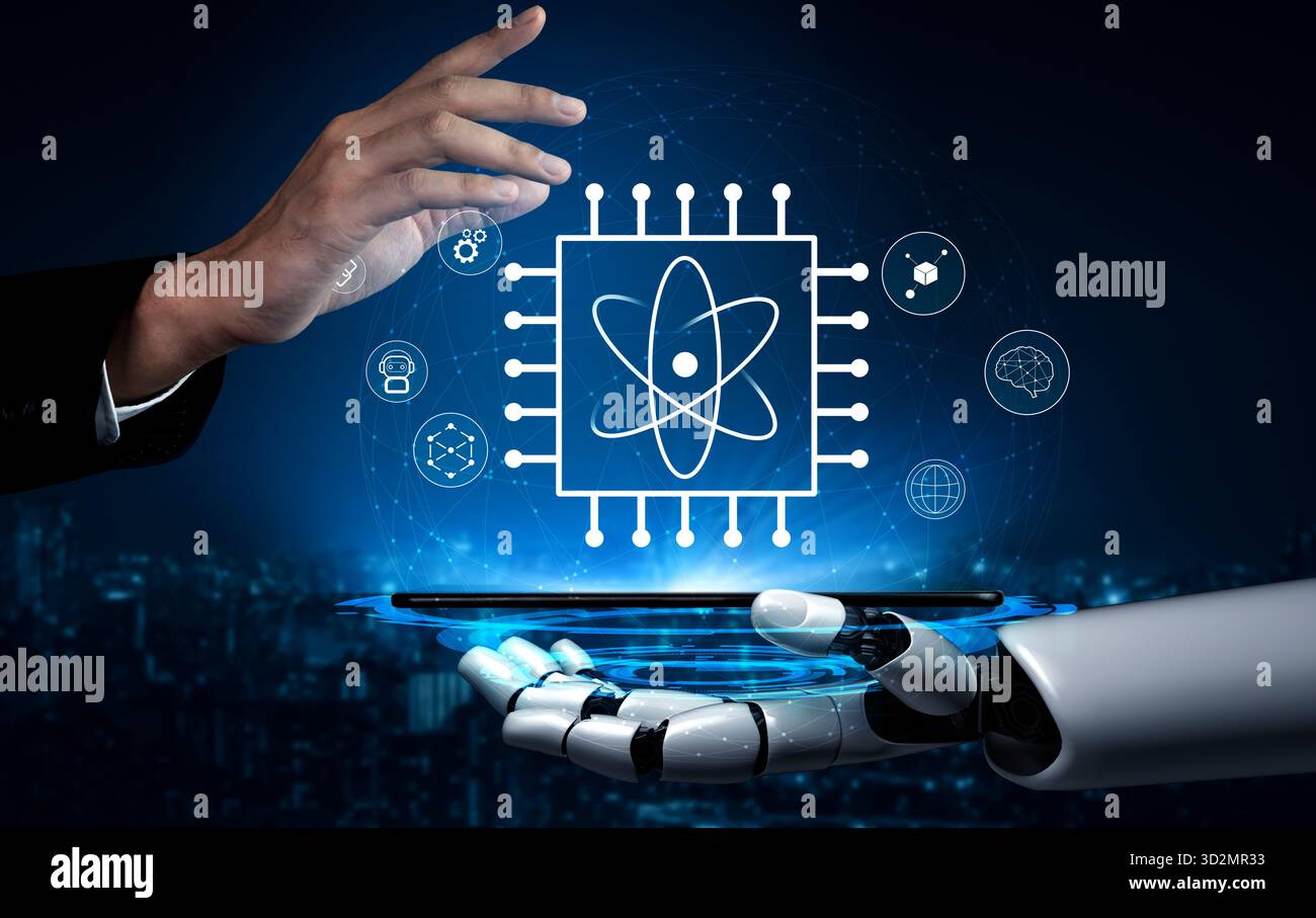 A quantum computing processor as the core of future AI technology. This ...