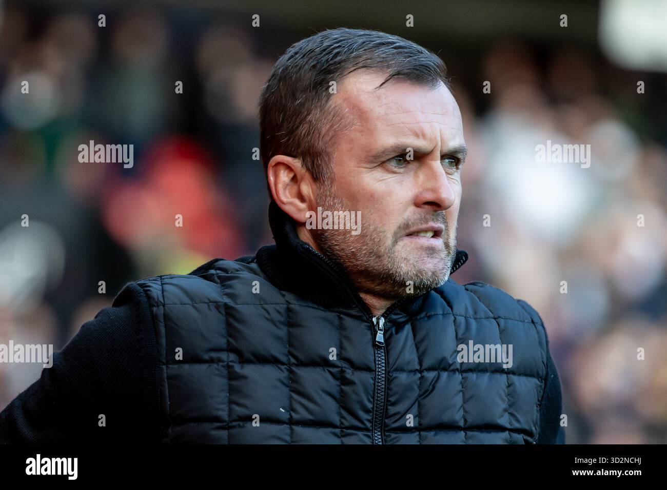 Nathan Jones Charlton manager Picture: Paul Edwards Stock Photo - Alamy