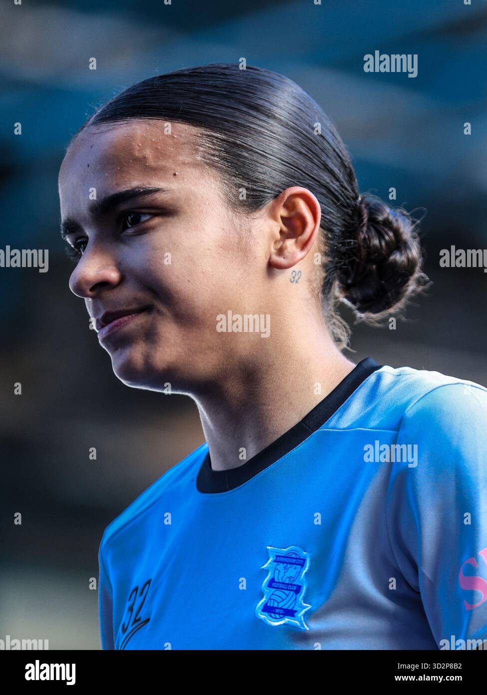 Ava Baker (32 Birmingham City) prior to the Barclays Womens ...