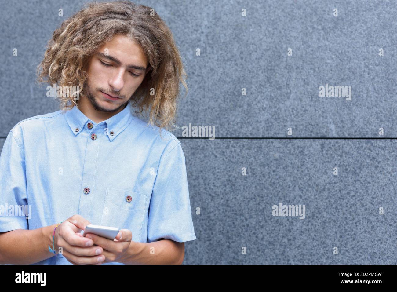 Gadget addiction, global communications concept Stock Photo