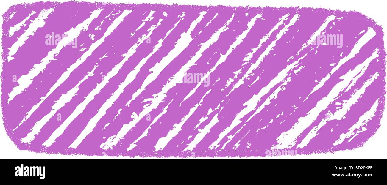 Handdrawn Crayon Quote Rectangle Frame Sketch Stock Vector