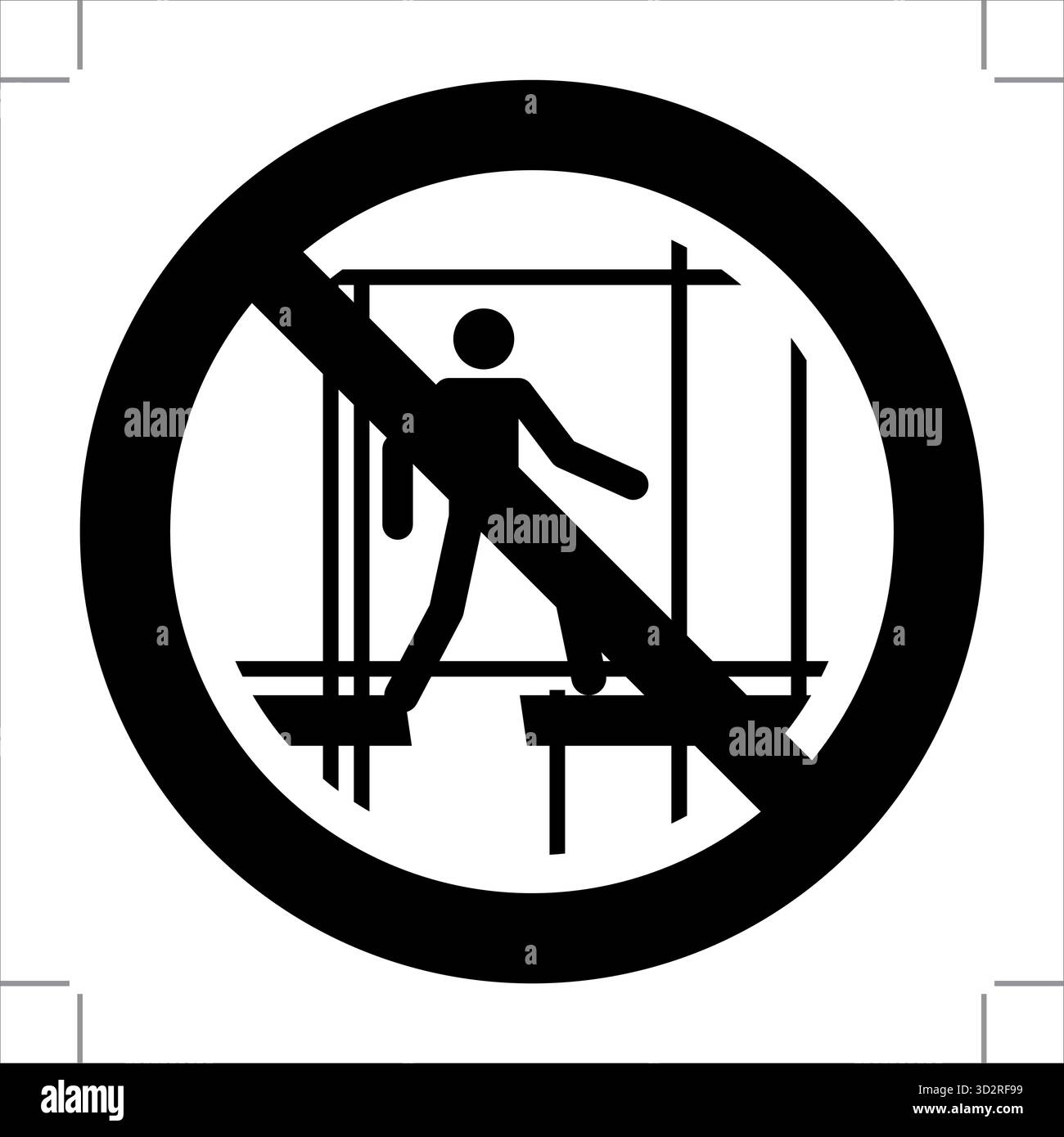 The ISO 7010 Standard Prohibition Pictogram features a universal no ...